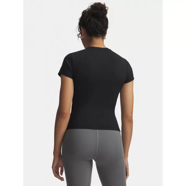  Női póló UNDER ARMOUR MOTION FITTED SS EMEA 6012291-001 FEKETE 