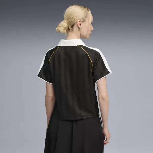  Funkcionális női póló PUMA T7 RELAXED FOOTBALL JERSEY 632157-01 PUMA FEKETE 