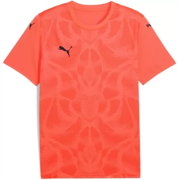  Férfi funkcionális póló PUMA TEAMULTIMATE JERSEY 706280-38 NEON SUN/ NEON NAP/PUMA FEKETE 