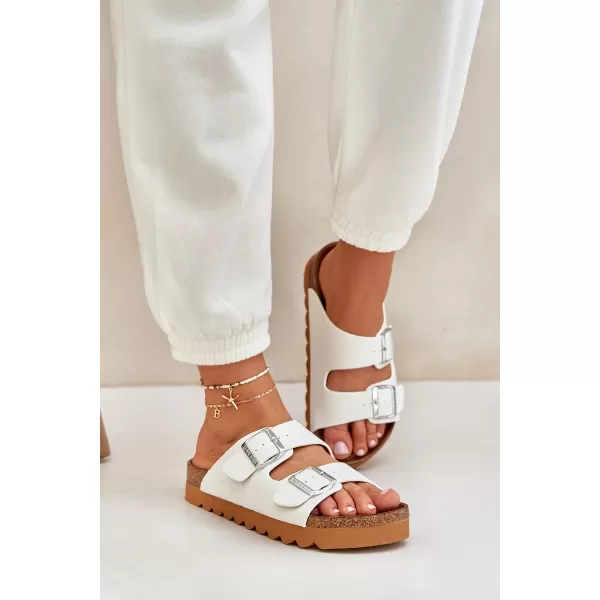  Női papucs BIG STAR LL274480 WHITE Big Star Shoes 