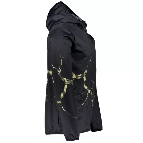  Férfi prémium softshell kabát ALTISPORT VOJ/ALM129JACK01 FEKETE/KATONAI 