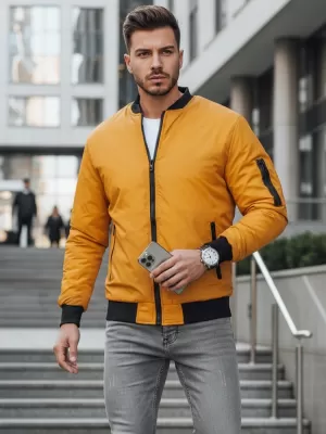Férfi dzseki DSTREET TX3825 KARAMELLA