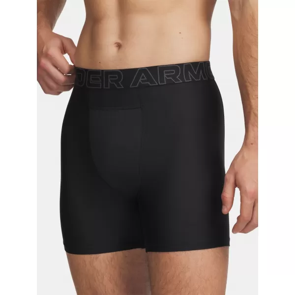  Férfi boxerek UNDER ARMOUR PERFORMANCE POUCH - SOLID 6IN - 2 6011474-001 FEKETE 