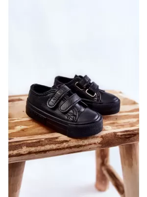 Gyermek tornacipő BIG STAR KK374054 BLACK Big Star Shoes