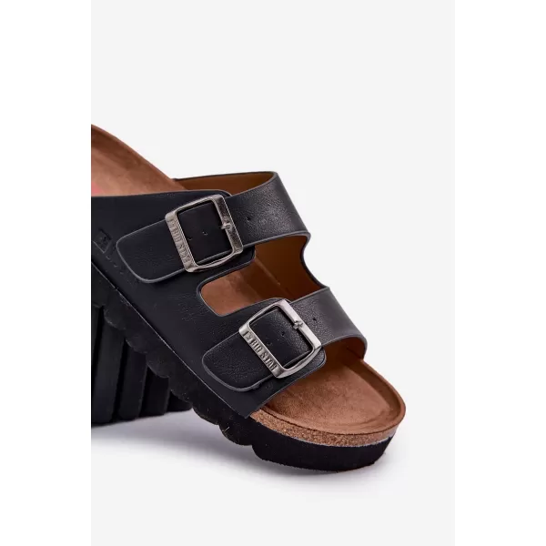  Férfi papucs BIG STAR NN174531 BLACK Big Star Shoes 