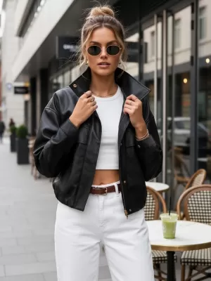 Női kabát DSTREET TY5651 FEKETE