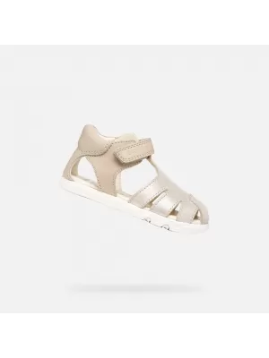 Lány szandál GEOX SANDAL STEPPIEUP B656QA0CR85C5000 BÉZS