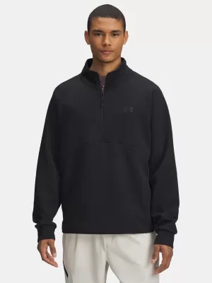 Férfi pulóver UNDER ARMOUR UNSTOPPABLE FLC HALF ZIP 6003868-001 FEKETE