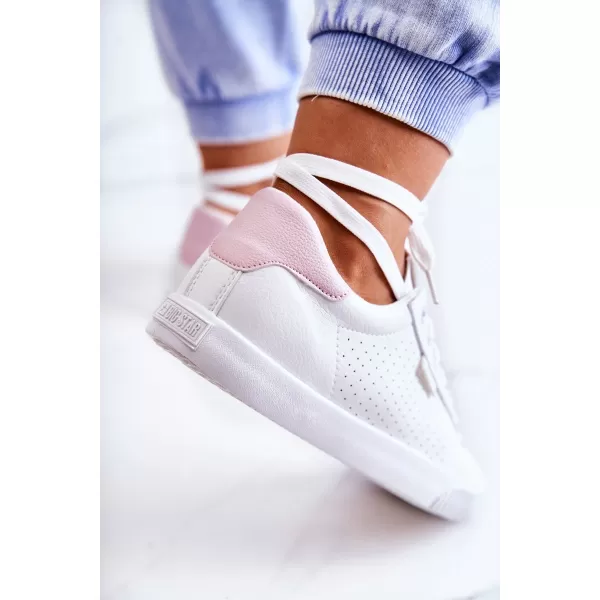  Női tornacipő BIG STAR HH274073 FEHÉR/PINK Big Star Shoes 