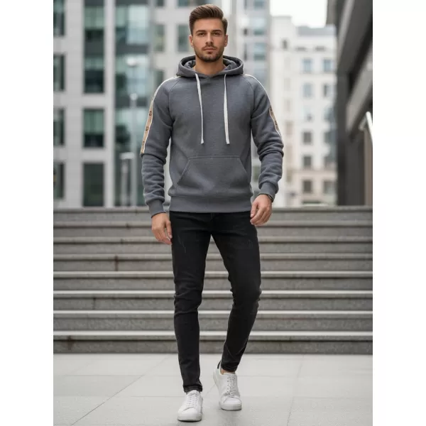  Férfi pulóver DSTREET BX5945 SZÜRKE 