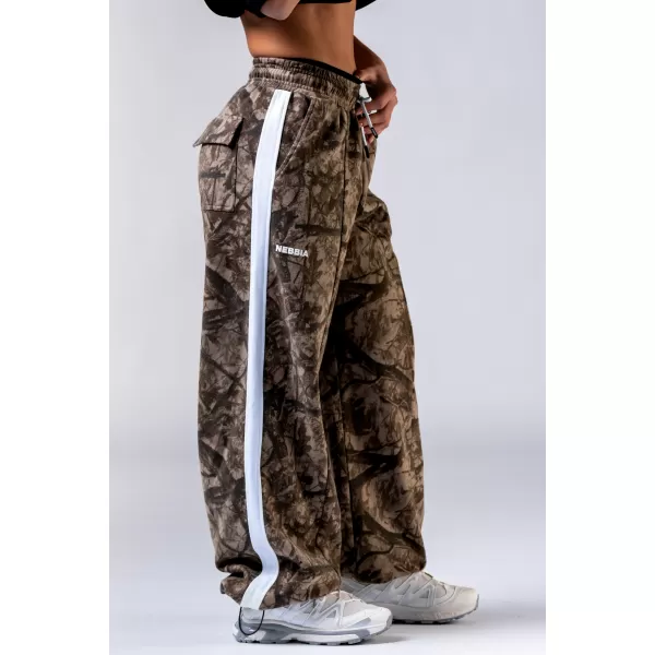  Túlméretes melegítőnadrág POWER 896 LIGHT BROWN CAMO Nebbia 