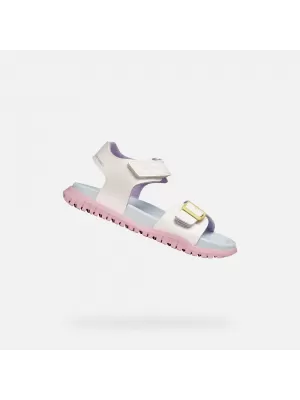 Lány szandál GEOX SANDAL FUSBETTO J35HQA000BCC0653 FEHÉR