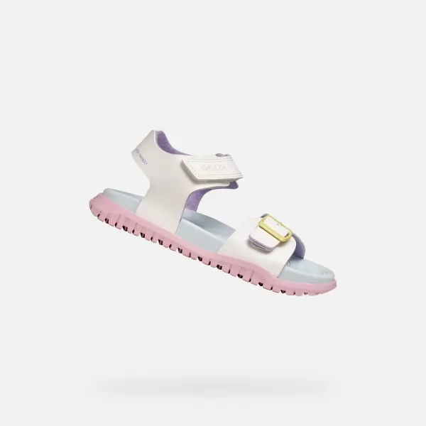  Lány szandál GEOX SANDAL FUSBETTO J35HQA000BCC0653 FEHÉR 