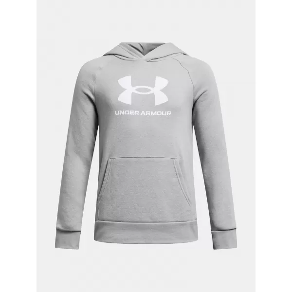  Fiú pulóver UNDER ARMOUR UA RIVAL FLEECE BL HOODIE 1379791-011 SZÜRKE 