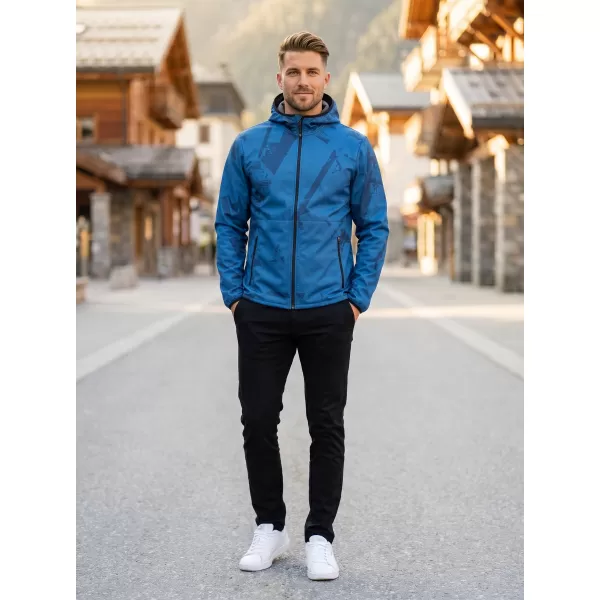 Férfi prémium softshell kabát ALTISPORT VOJ/ALM079JACK01 KÉK 