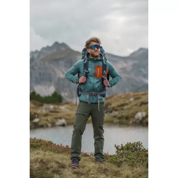  Férfi powerfleece pulóver NORDBLANC BRACKEN NBWFM8286 SÖTÉTZÖLD 