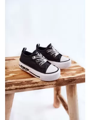 Gyermek tornacipő BIG STAR KK374041 BLACK Big Star Shoes