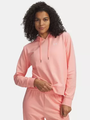 Női pulóver SPORT TERRY HOODIE 6011015-603 PINK Under Armour