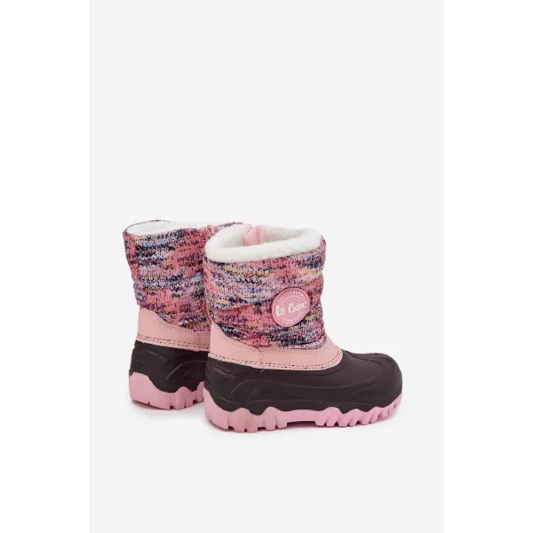  Gyermek téli cipő LEE COOPER LCJ-25-10-3770 RÓZSASZÍN 