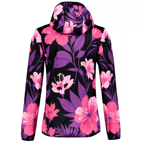 Női prémium softshell kabát ALTISPORT VOJ/ALW115JACK01 LILA/FEKETE 
