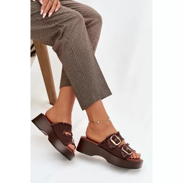  Női papucs BOTO RENELISSE 41325 BARNA 