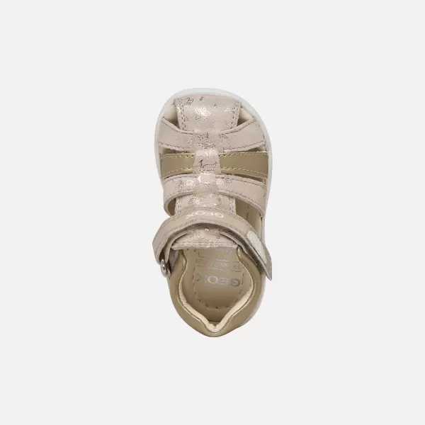  Lányok az első lépések GEOX SANDAL MACCHIA B254WB007NFC8560 BÉZS 