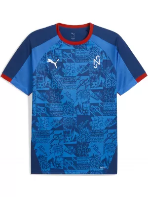 Férfi funkcionális póló PUMA NEYMAR JR PLAYMAKER JERSEY 660314-10 BLAZING BLUE/ LÁNGOLÓ KÉK/PUMA FEHÉR/ULTRA