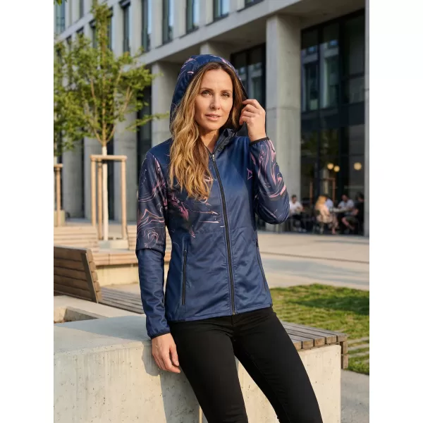  Női prémium softshell kabát ALTISPORT VOJ/ALW064JACK01 KÉK RÓZSASZÍN 