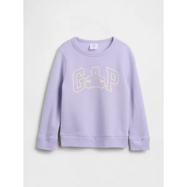  Gyermek pulóver GAP LOGO SWEATSHIRT 791645-00 ORCHIDEA 