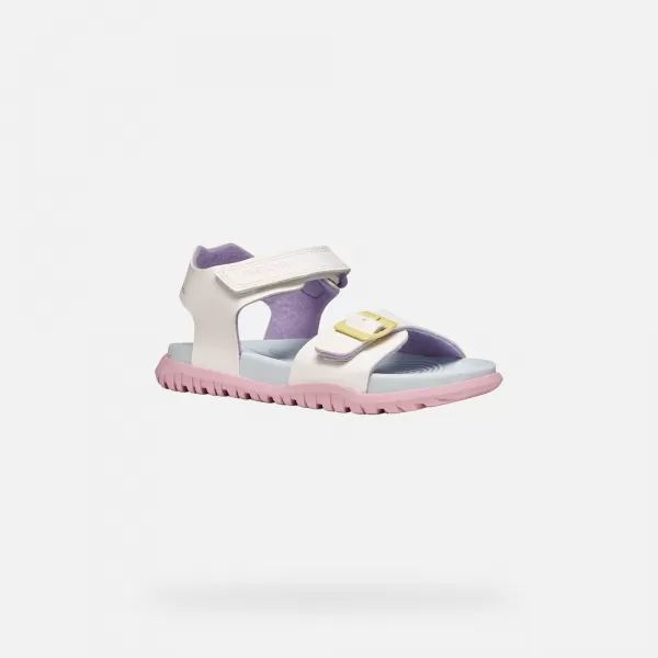  Lány szandál GEOX SANDAL FUSBETTO J35HQA000BCC0653 FEHÉR 