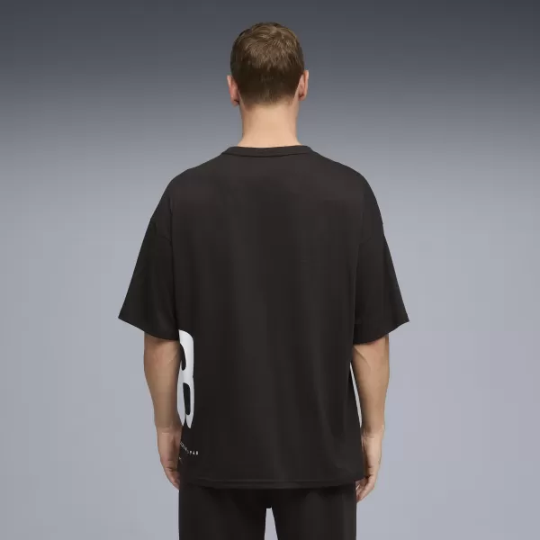  Férfi póló PUMA M GRAPHIC OVERSIZED TEE 528528_01 PUMA FEKETE 