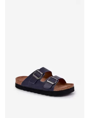 Férfi papucs BIG STAR NN174530 BLUE Big Star Shoes