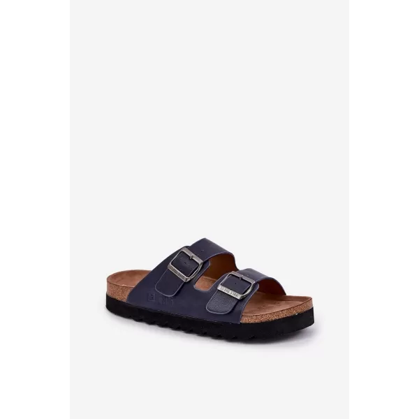  Férfi papucs BIG STAR NN174530 BLUE Big Star Shoes 