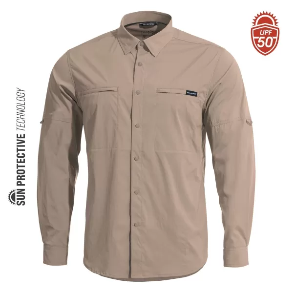  Férfi ing PENTAGON WAYNE K02029 04 KHAKI 