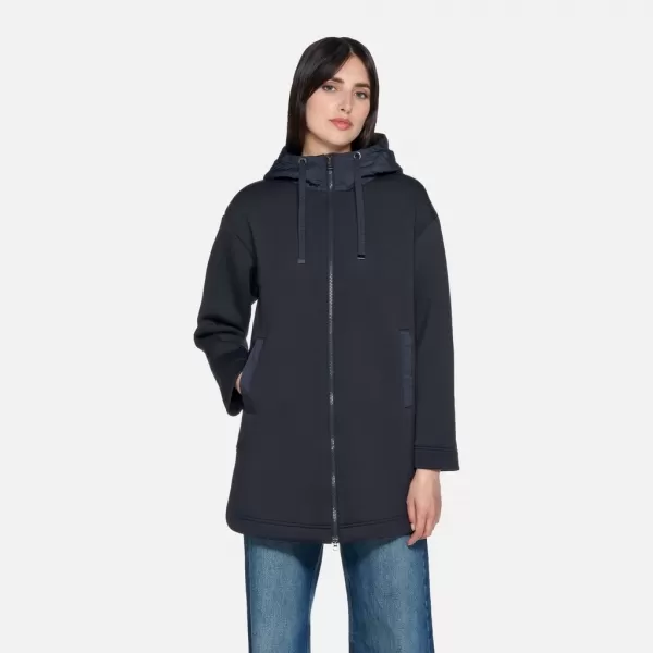  Női parka GEOX SWEATER G012426 SÖTÉTKÉK 
