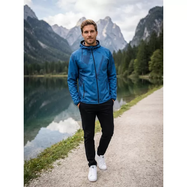  Férfi prémium softshell kabát ALTISPORT VOJ/ALM079JACK01 KÉK 