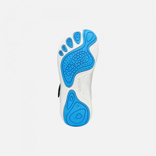  Fiú tornacipő GEOX FOOT-RUN J65PDB06K9JCF44D KÉK 