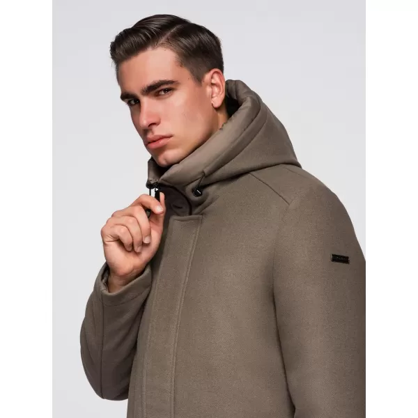  Férfi kabát OMBRE OM-COWC-0132 KHAKI 