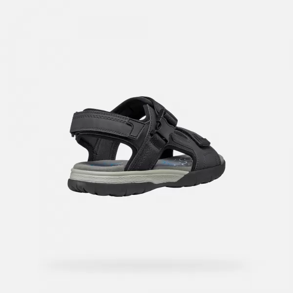  Férfi szandál GEOX SPHERICA EC5 G014391 FEKETE 