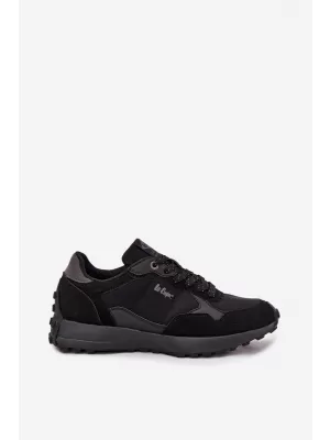 Férfi tornacipő LEE COOPER LCJ-25-03-3796 FEKETE