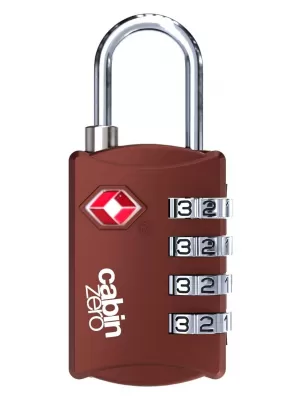 Zár CABINZERO TSA Travel Lock VÖRÖS SANGRIA