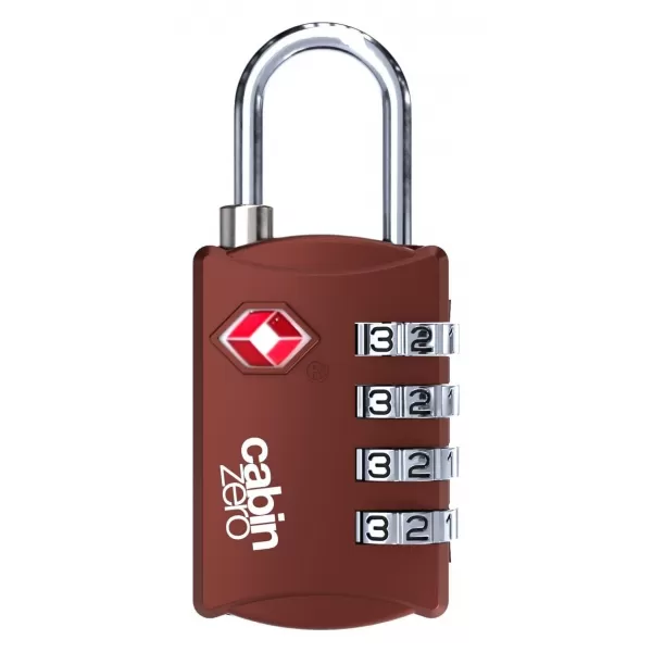  Zár CABINZERO TSA Travel Lock VÖRÖS SANGRIA 