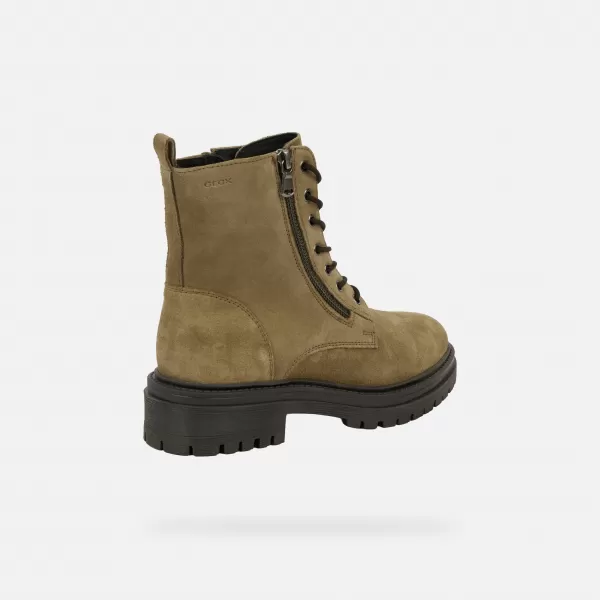  Női bokacsizma GEOX IRIDEA G004093 KHAKI 