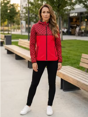 Női prémium softshell kabát ALTISPORT VOJ/ALW048JACK01 PIROS