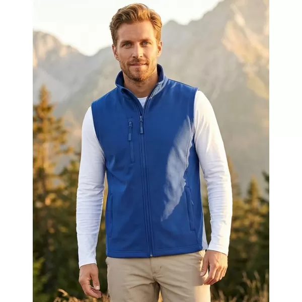  Férfi softshell mellény ALTISPORT NoPrint NP/ALM865 KIRÁLYKÉK 