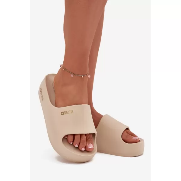  Női papucs BIG STAR SS274722 BÉZS Big Star Shoes 