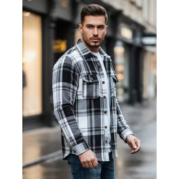  Férfi ing DSTREET DX2675 FEKETE 