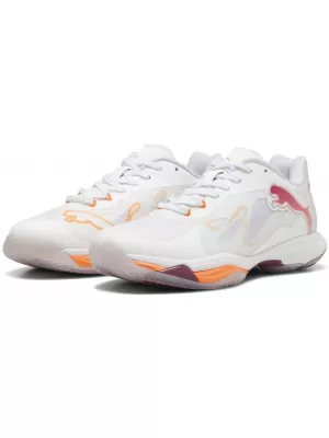 Női cipők PUMA VANTAGE NITRO W+ 108563-01 FEHÉR/BOGYÓ/MELEG TŰZ/LILA