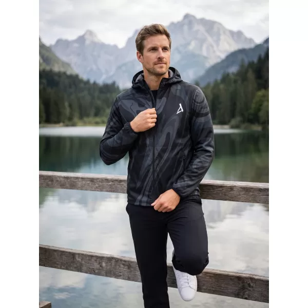  Férfi prémium softshell kabát ALTISPORT VOJ/ALM072JACK01 FEKETE 