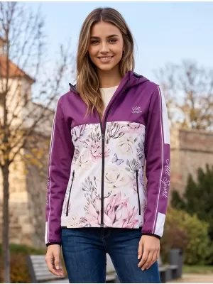 Női prémium softshell kabát ALTISPORT VOJ/ALW008JACK01 BURGUNDIA